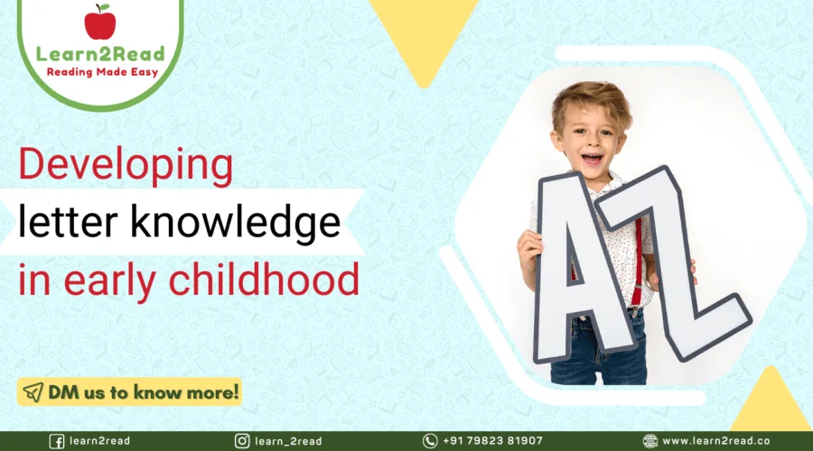 Developing letter knowledge in your child in early childhood